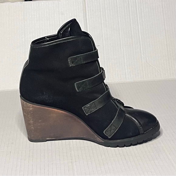 NYLA Laurena Belted Wedge Booties - Picture 10 of 10